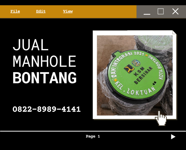 Jual Manhole Bontang