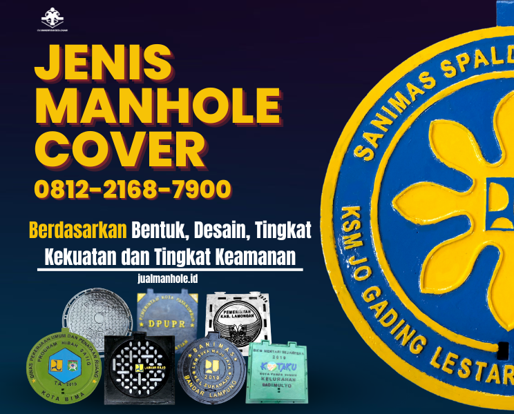 Jenis Manhole Cover Berdasarkan Bentuk, Desain, Tingkat Ketahanan dan Tingkat Keamanan