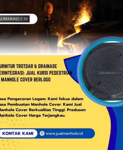 Furnitur Trotoar & Drainase Terintegrasi Jual Kursi Pedestrian & Manhole Cover Berlogo Furnitur Trotoar & Drainase Terintegrasi: Jual Kursi Pedestrian & Manhole Cover Berlogo