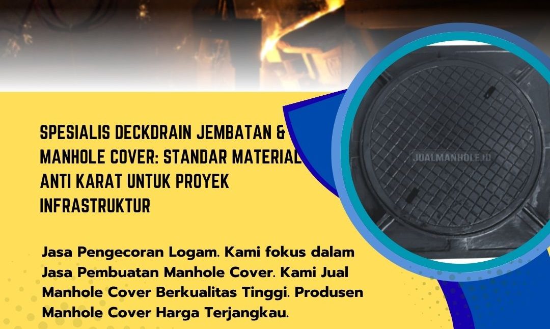 Spesialis Deckdrain Jembatan & Manhole Cover: Standar Material Anti Karat untuk Proyek Infrastruktur
