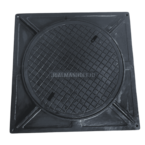 Manhole Cover Bulat Frame Kotak Produsen Pabrik Manhole Cover Bulat Frame Kotak